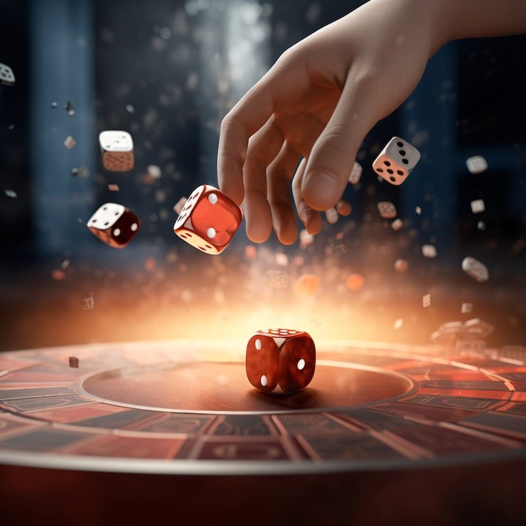Tampilan meja Bandar Poker di liputan toto dengan kartu dan taruhan yang tertera jelas